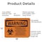 Signmission Biohazard Level II This Laboratory With Symbol OSHA Warning Sign, Aluminum, 18in W x 12in L, 2PK OS-2PACK-WS-A-1218-L-11985 - alternate 8